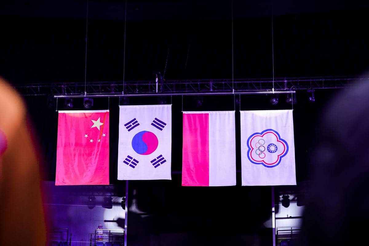 Podium beregu putri di Kejuaraan Bulu Tangkis Beregu Asia (BATC) 2026