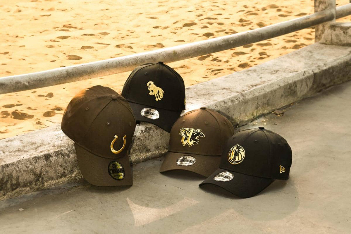 Pilihan Headwear dengan Logo Tim MBL di Koleksi Year of The Horse. (Dok. New Era Indonesia)