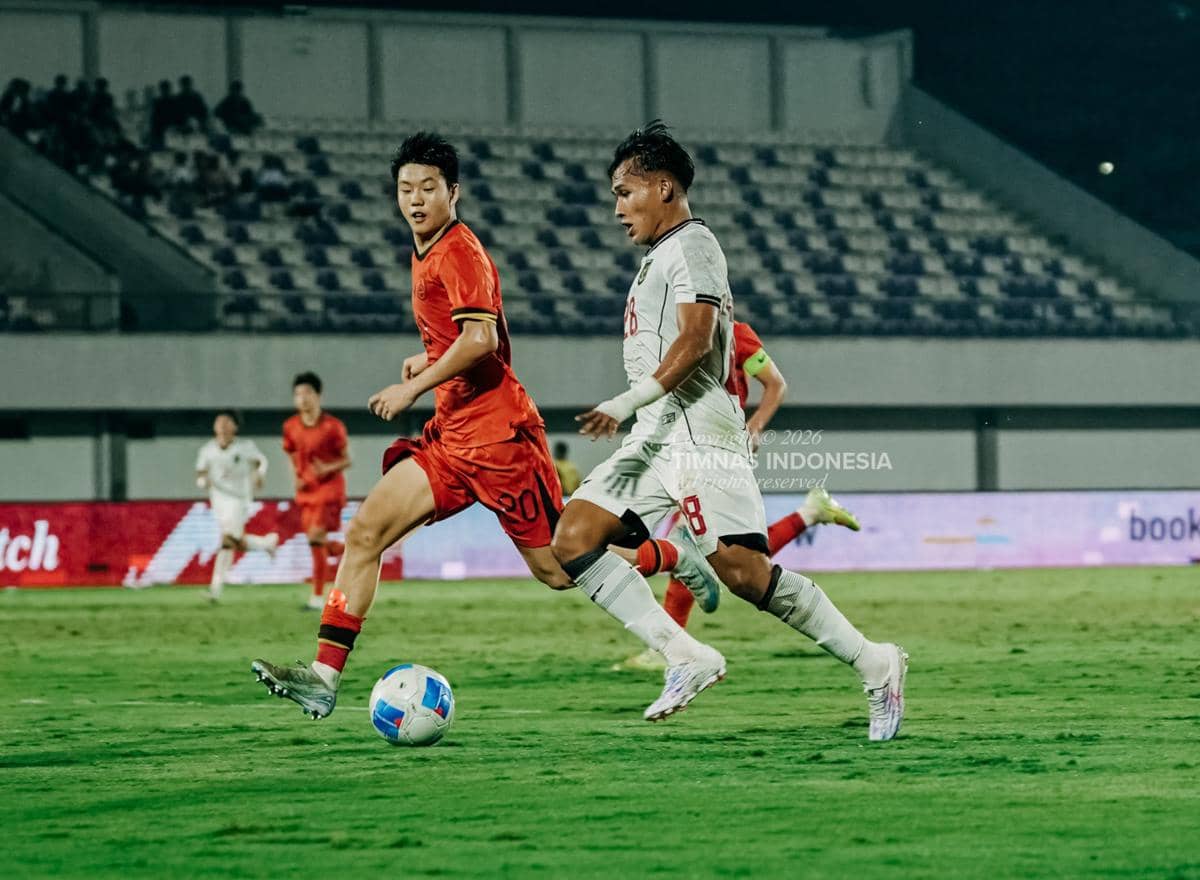 Timnas U-17 lawan China di laga uji coba. 