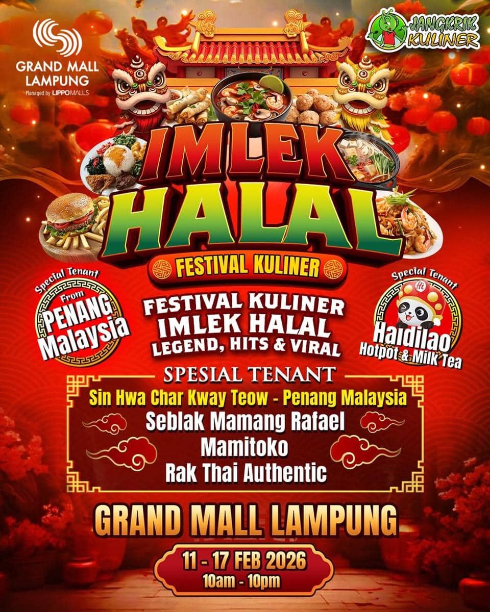 Festival Kuliner Imlek Halal Grand Mall Lampung 