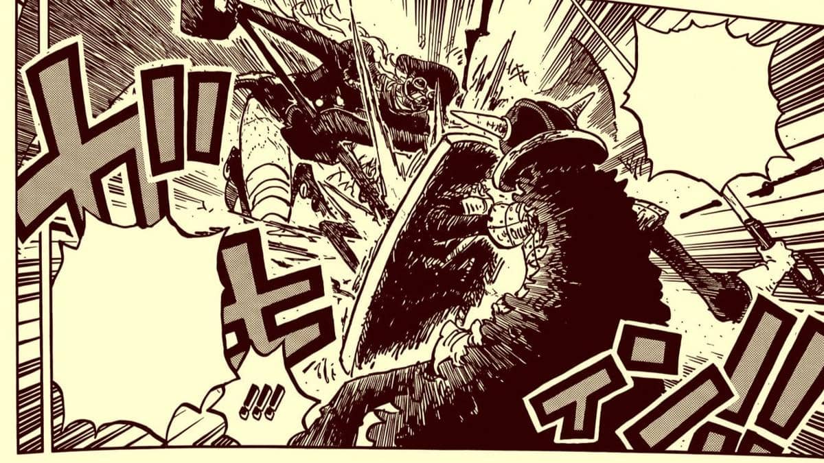 Imu Gunko lawan Brook. (Dok. Shueisha, Eiichiro Oda/One Piece)