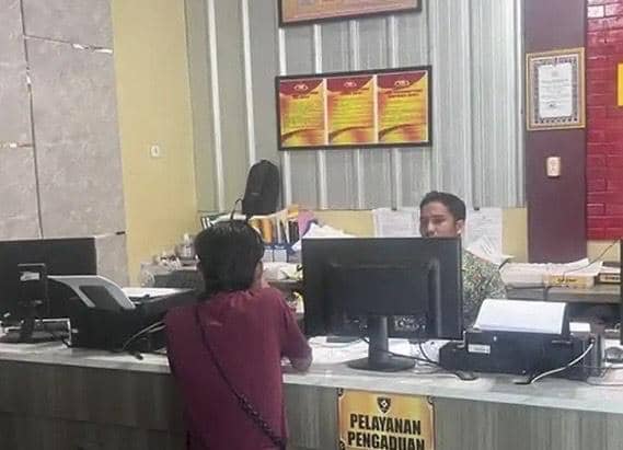 Pegawai Honorer di Palembang melapor usai menjadi korban begal di Palembang