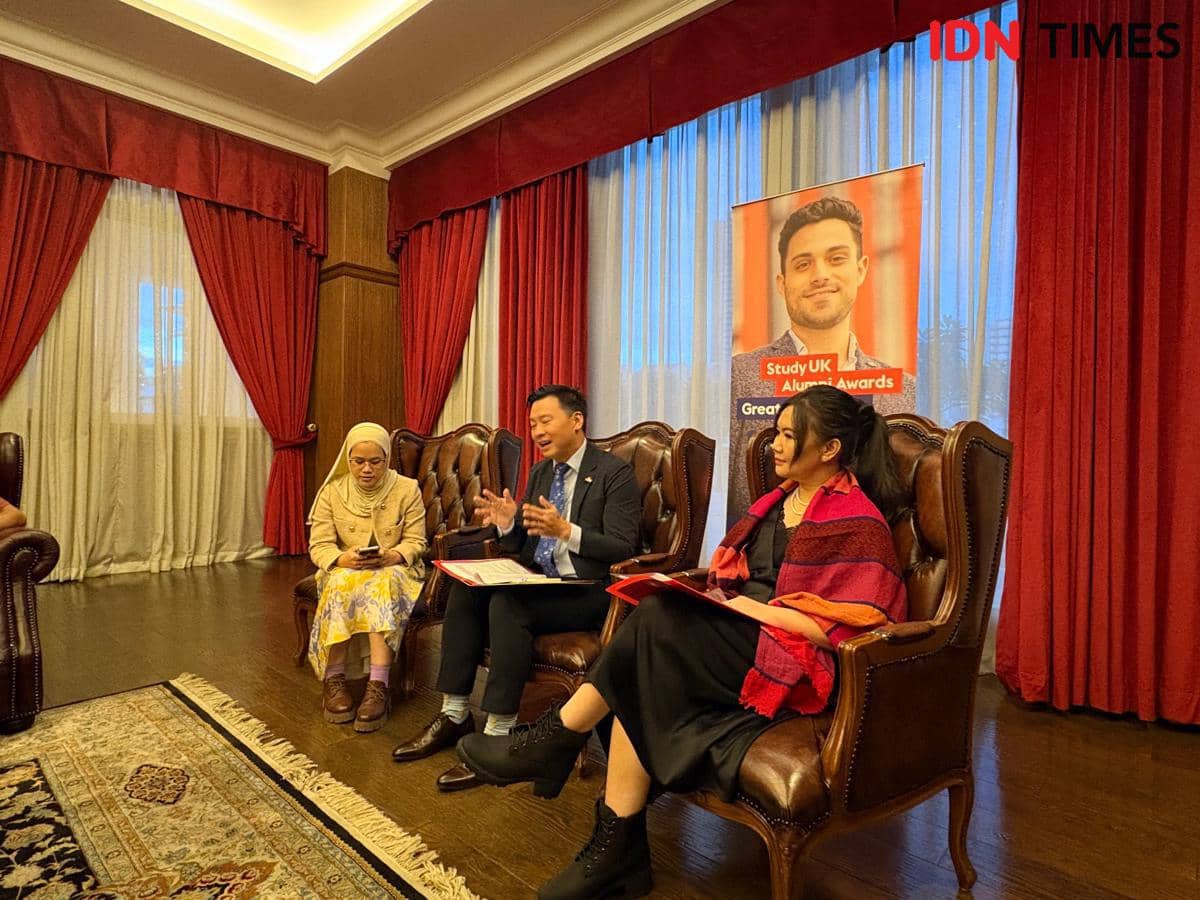 Malam penganugerahan Study UK Alumni Awards diselenggarakan pada Jumat (6/2/26) di The Tribrata Dharmawangsa, Jakarta. (IDN Times/Dina Salma)