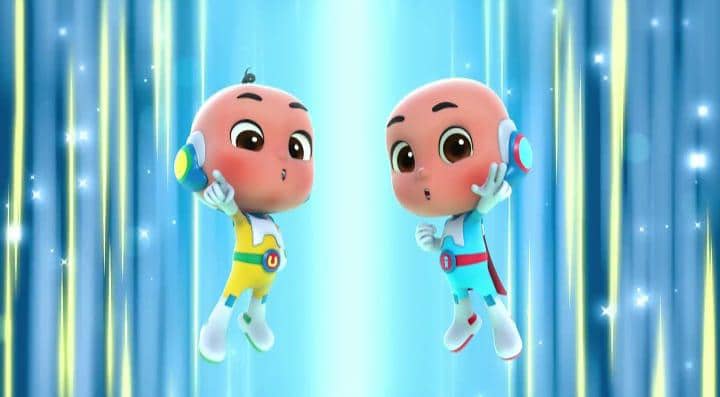cuplikan animasi Upin & Ipin The Helping Heroes