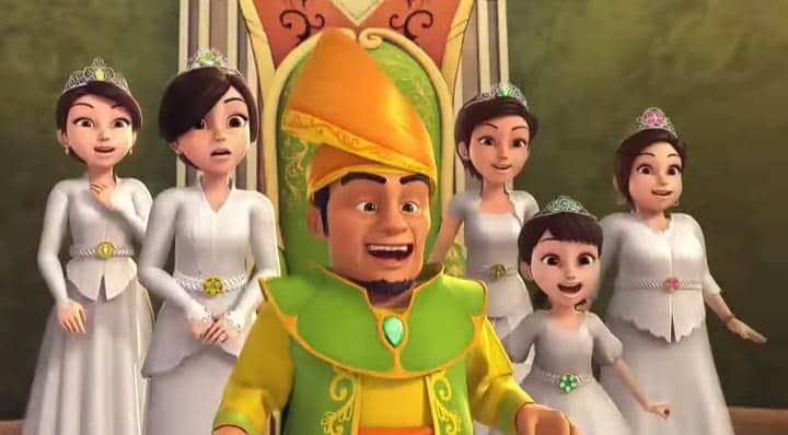 cuplikan animasi Puteri