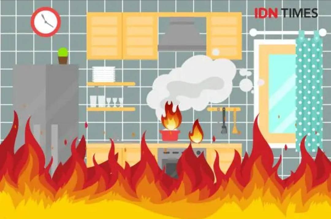 Ilustrasi Kebakaran (IDN Times/Mardya Shakti)