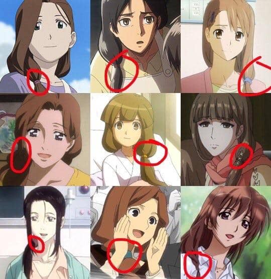 meme anime tentang rambut kucir kuda