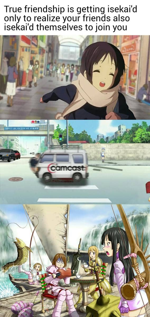 meme anime tentang tolong-menolong