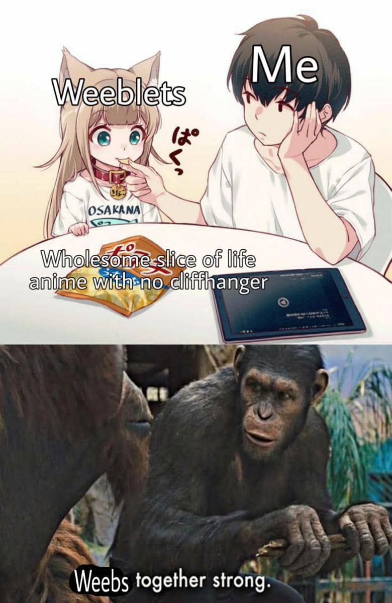 meme anime tentang tolong-menolong