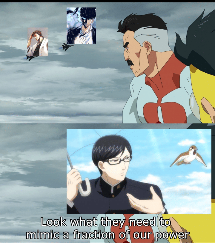 meme anime tentang aura farming