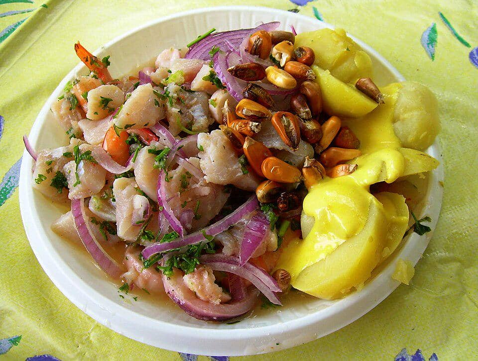 Hidangan Ceviche di Lima