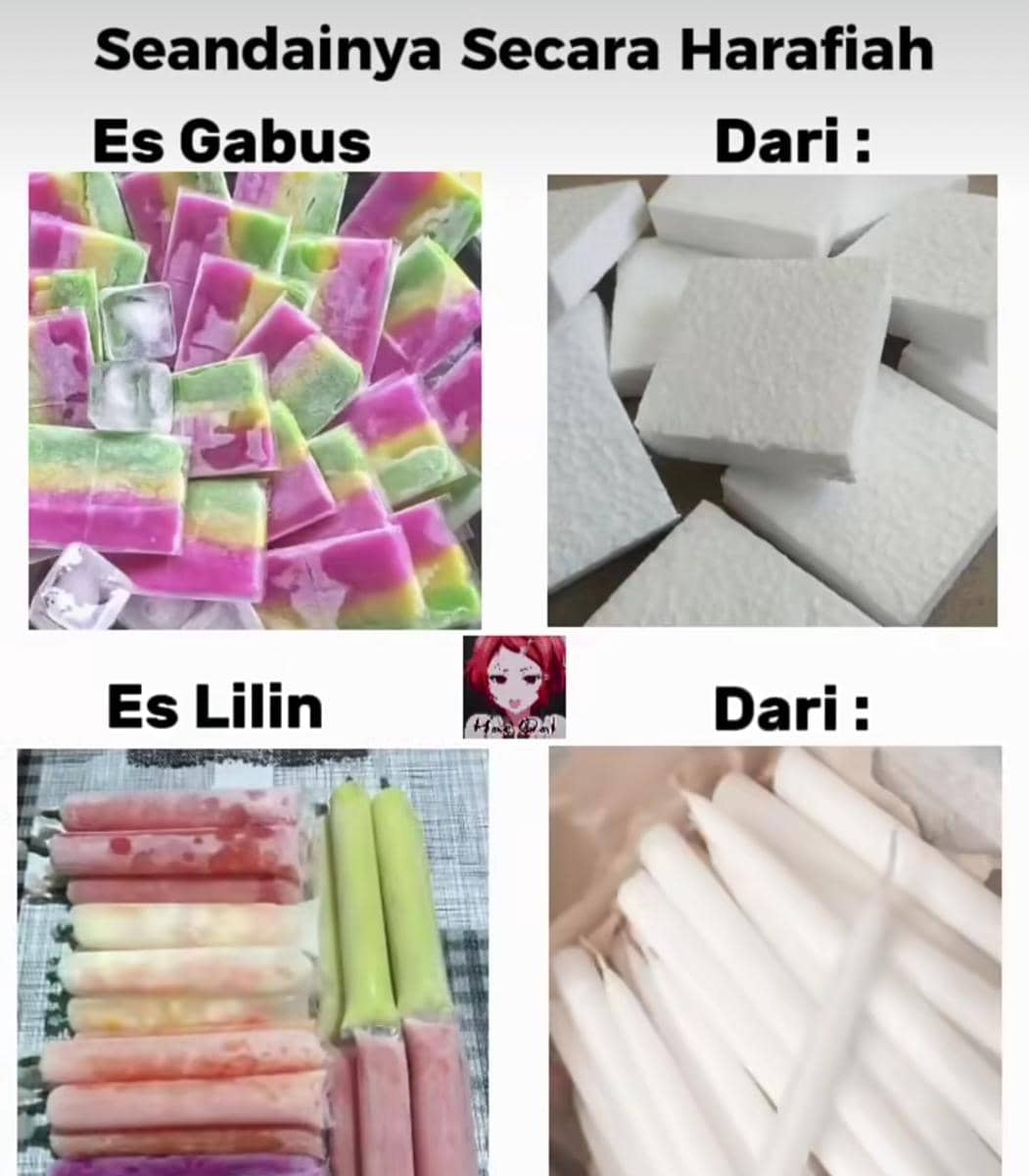 meme nama makanan 