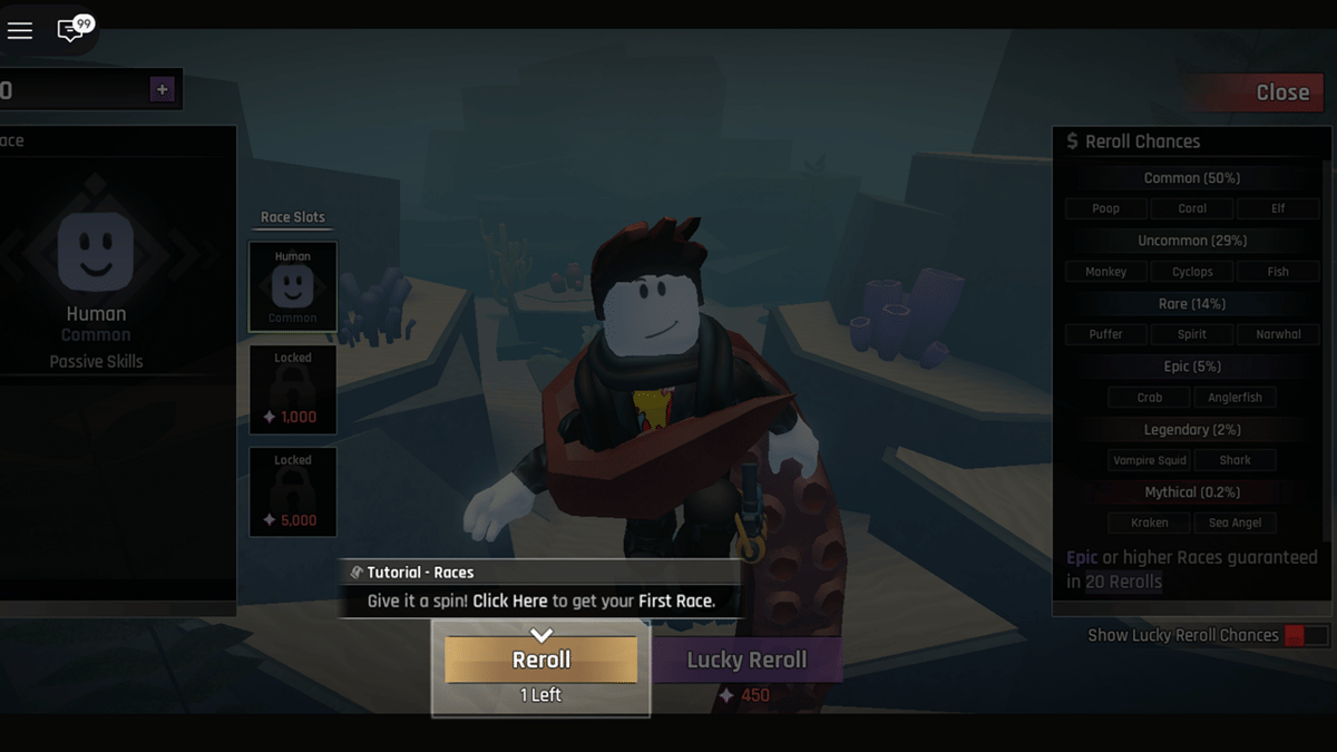 hadiah Star Shard bisa kamu gunakan untuk reroll ras