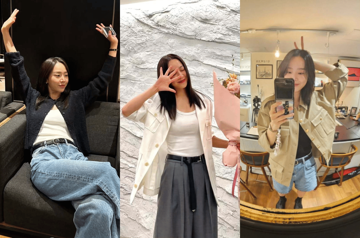 inspirasi OOTD ala Shin Hae Sun