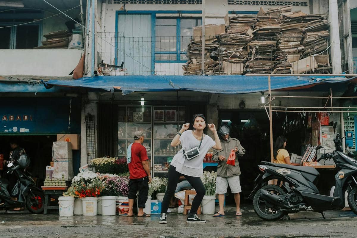 ilustrasi pasar di Indonesia