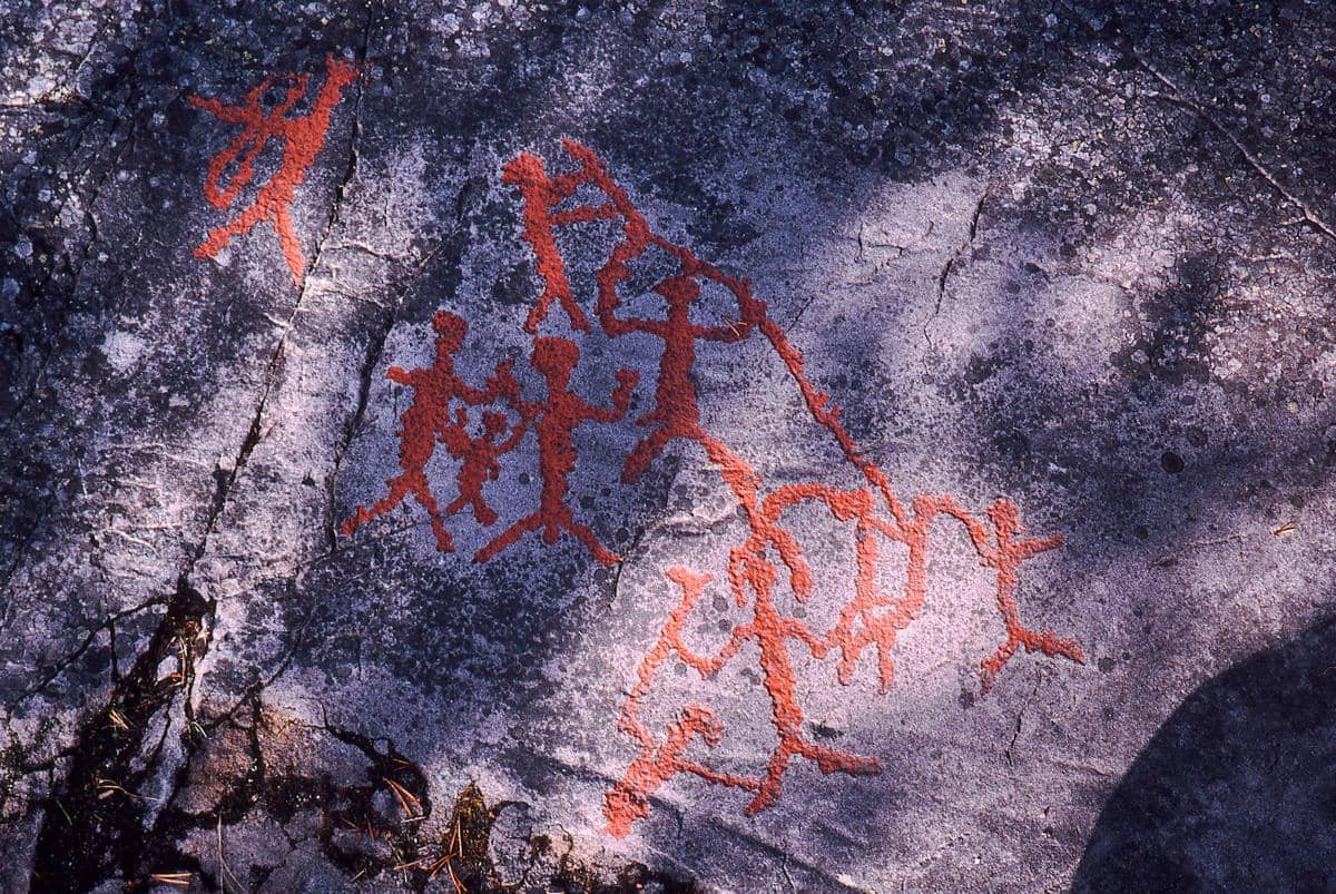 potret Rock Art of Alta yang tertelak di Norwegia