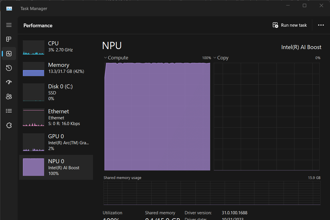 task manager laptop AI