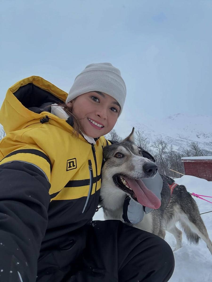 Acha Septriasa liburan ke Norwegia