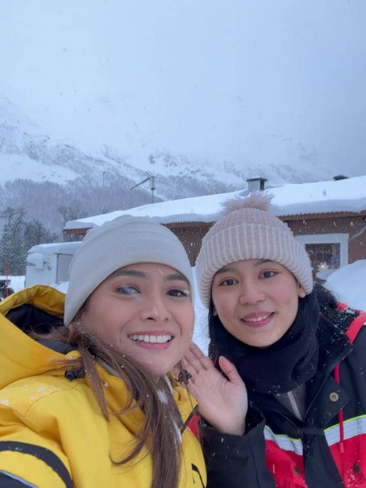 Acha Septriasa liburan ke Norwegia