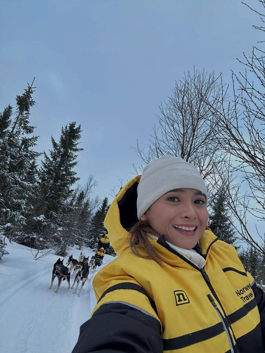 Acha Septriasa liburan ke Norwegia