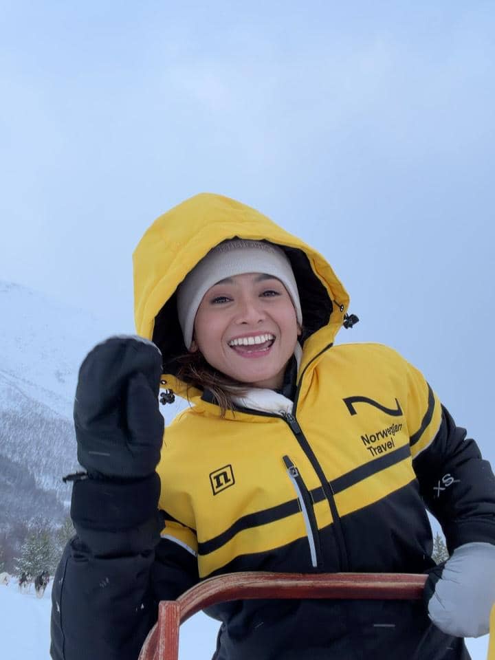 Acha Septriasa liburan ke Norwegia