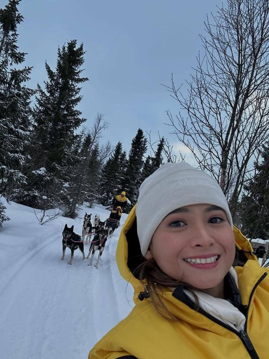 Acha Septriasa liburan ke Norwegia