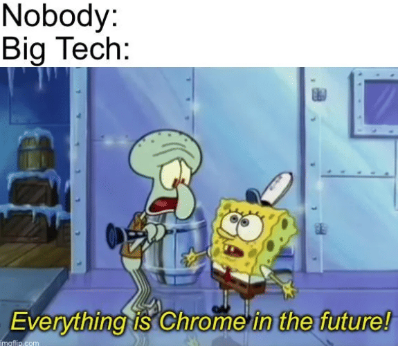 meme raksasa teknologi 