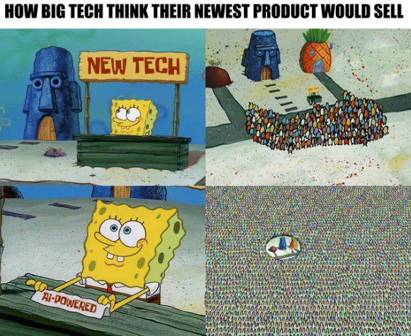 meme raksasa teknologi 