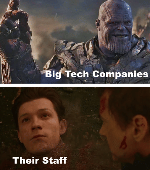 meme raksasa teknologi 