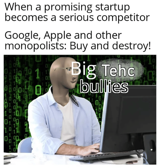 meme raksasa teknologi 