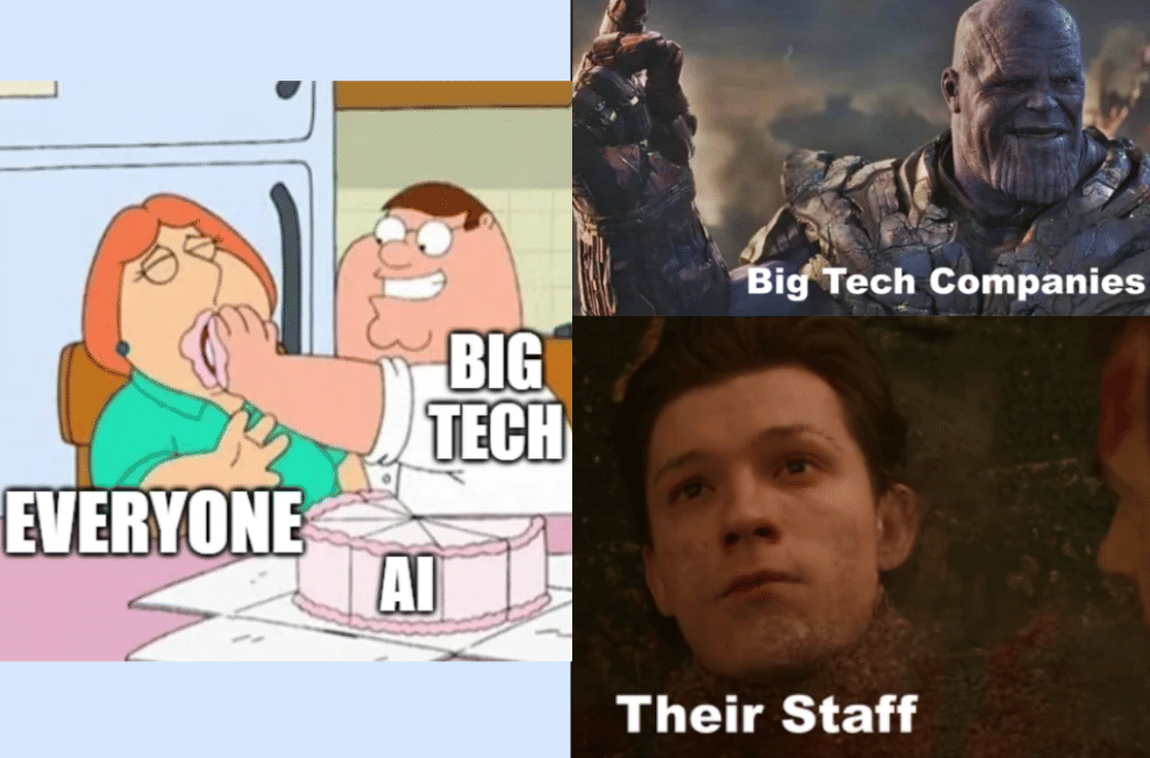 kolase meme raksasa teknologi 