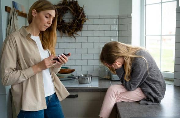 ilustrasi menasehati dengan tenang