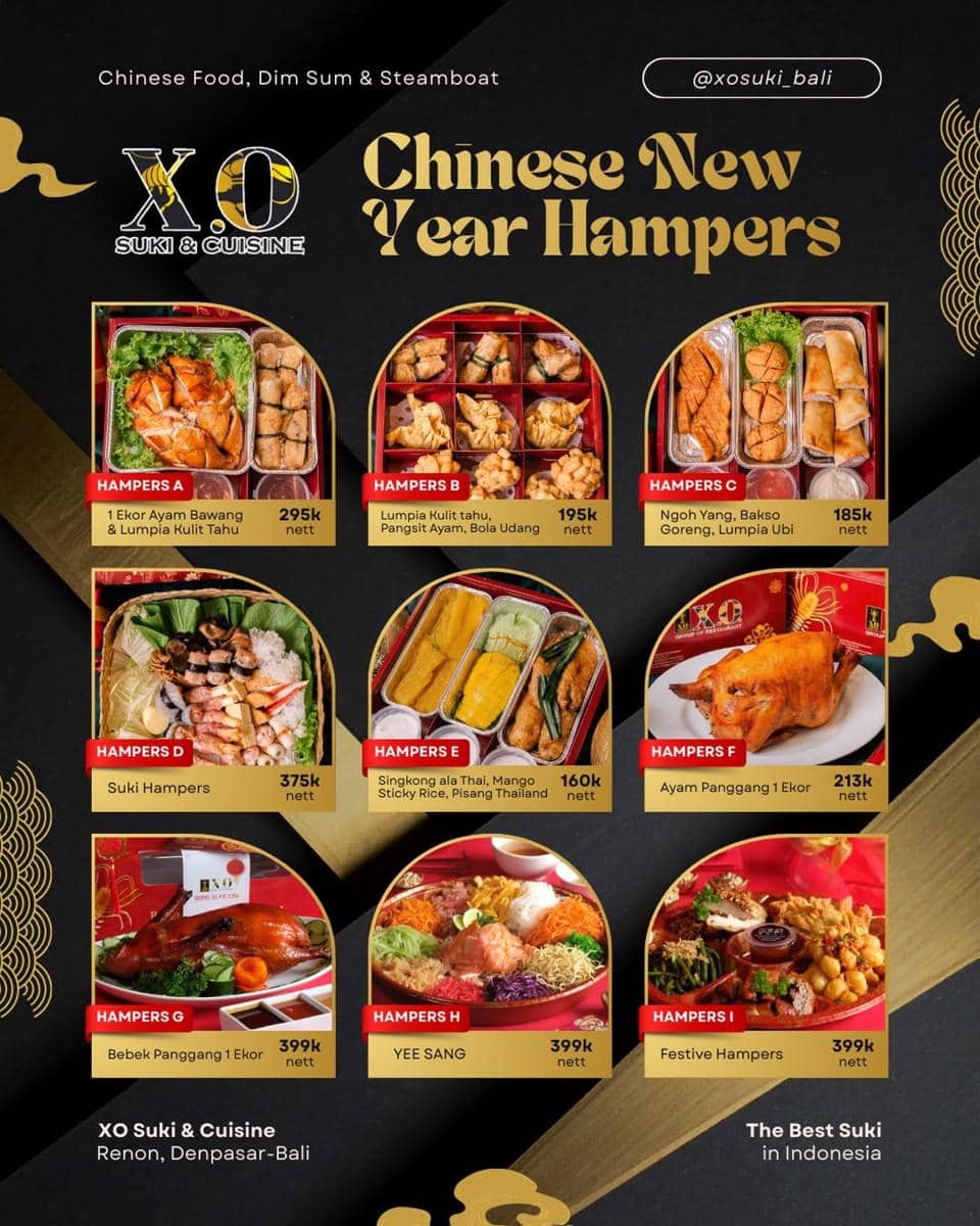 pilihan hampers X.O Suki & Cuisine 