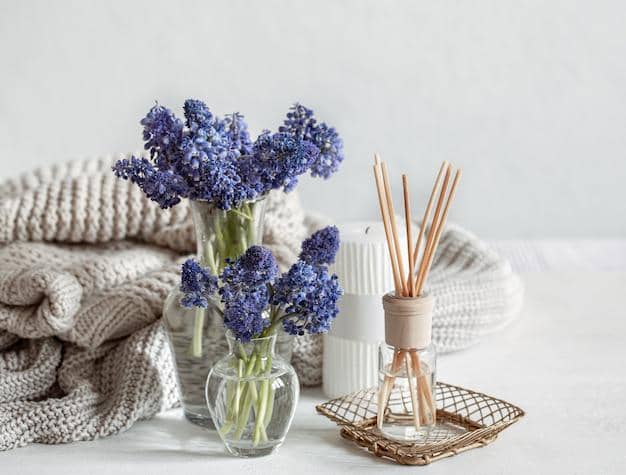 ilustrasi aroma lavender