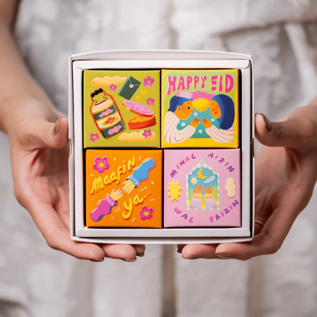 Letter Box - Hampers Lebaran Coklat Box 4 pcs. (shopee.co.id/Letter Box Official Shop)