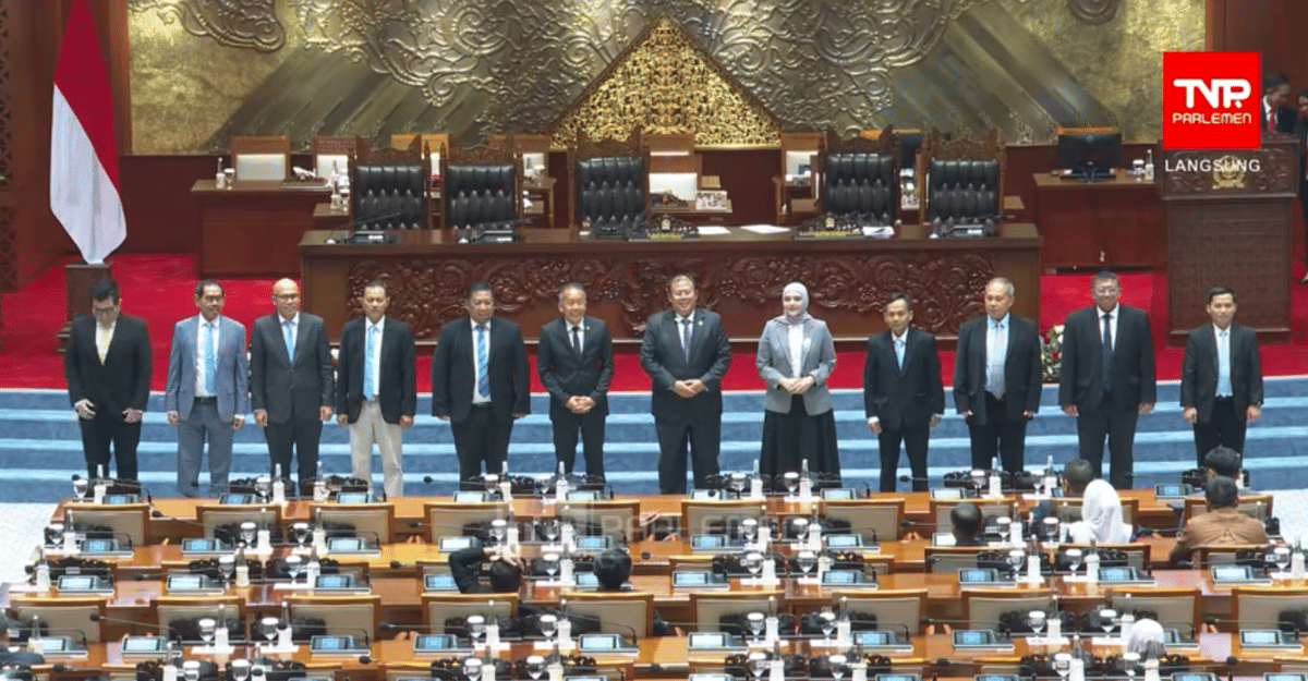 Rapat Paripurna Dewan Perwakilan Rakyat Republik Indonesia (DPR RI) ke-13 Masa Sidang III Tahun 2025/2026. (YouTube/TV Parlemen)