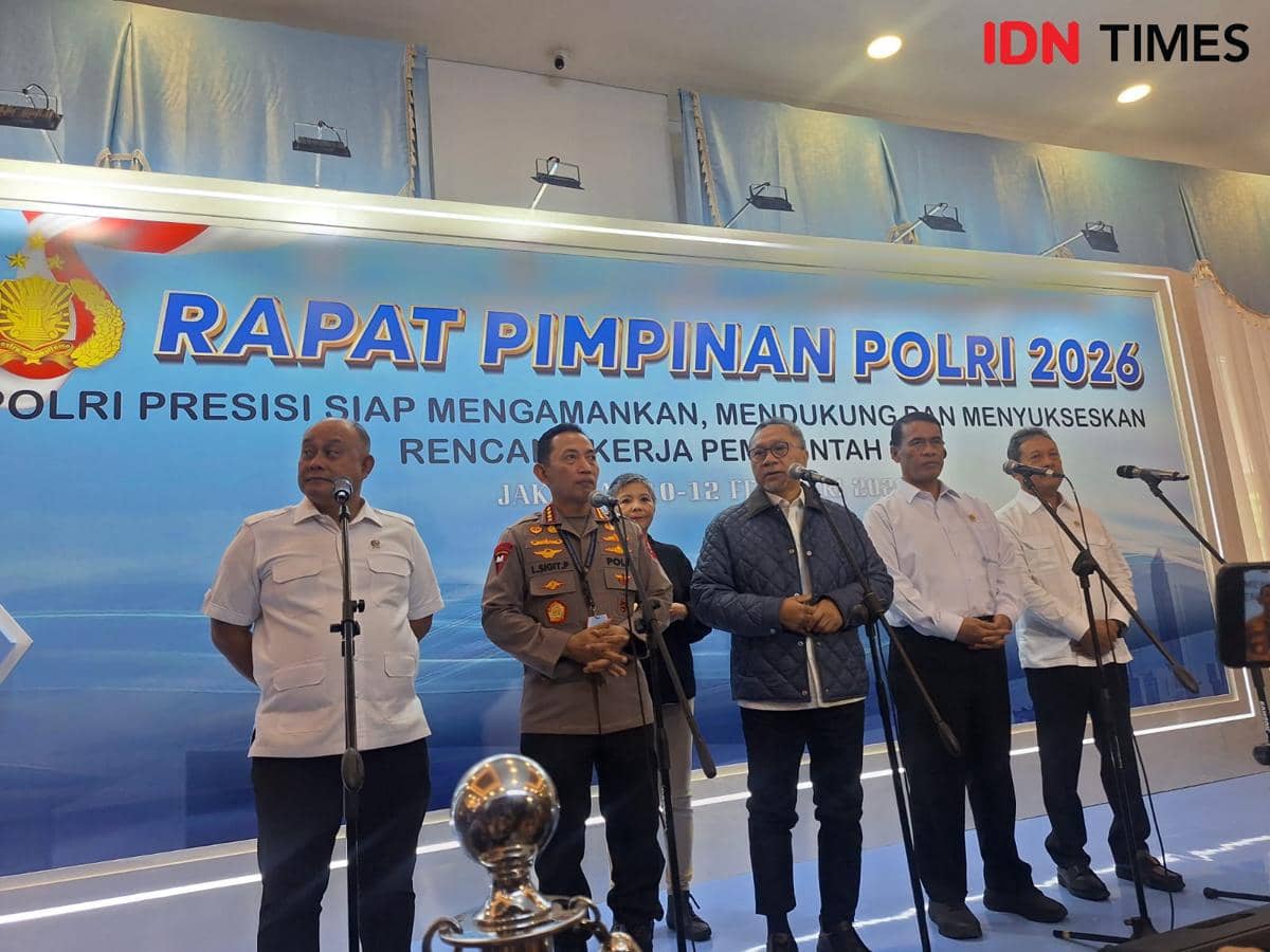 Agenda rapim Polri 2026 di Jakarta Timur, Selasa 10 Februari 2026. 