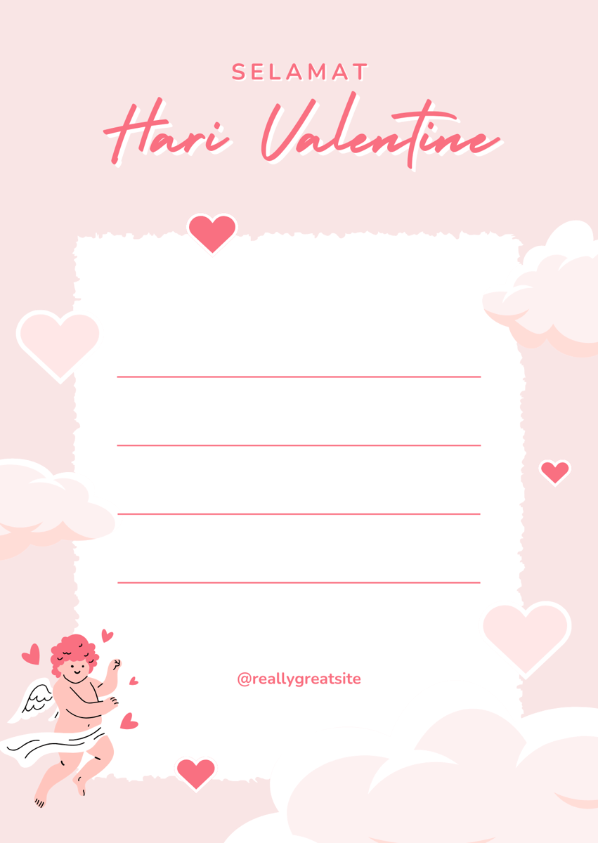 Kartu ucapan valentine 2026