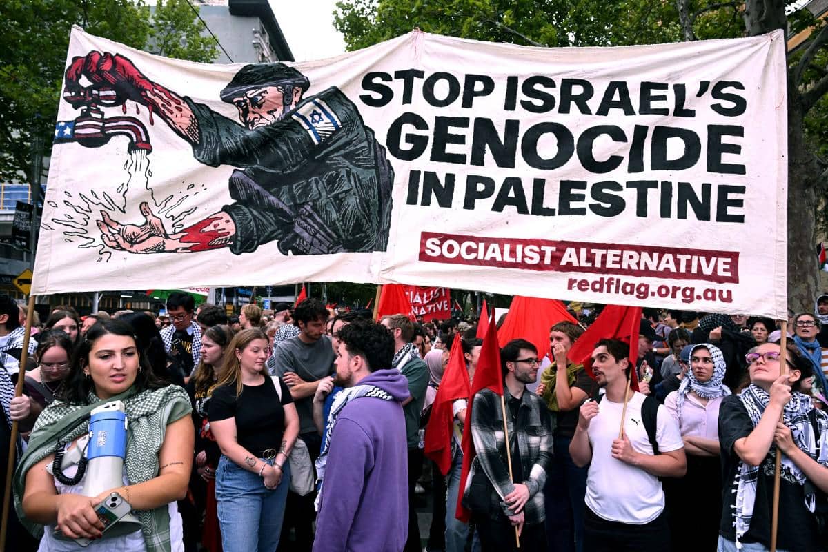 Aksi Protes Warnai Kunjungan Presiden Israel di Australia