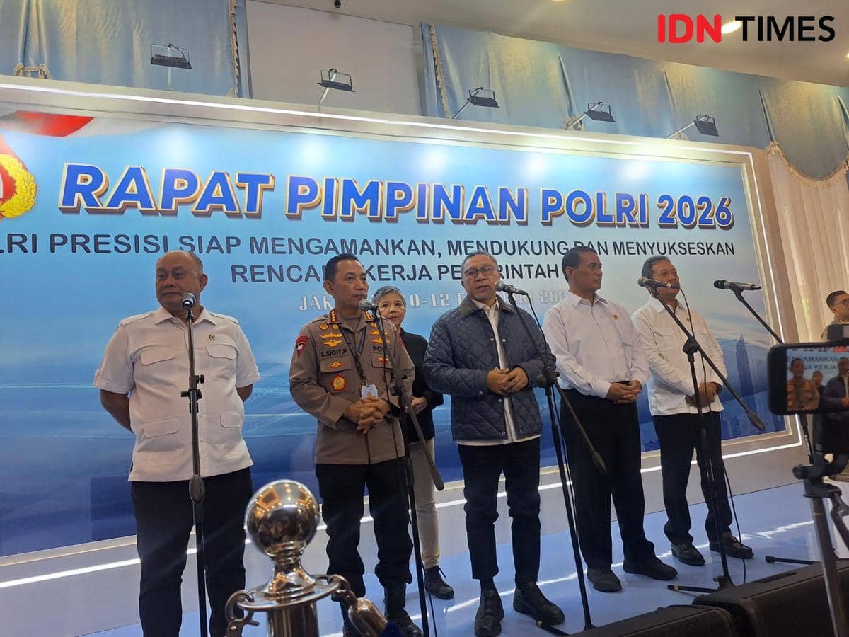 Agenda rapim Polri 2026 di Jakarta Timur, Selasa 10 Februari 2026. 