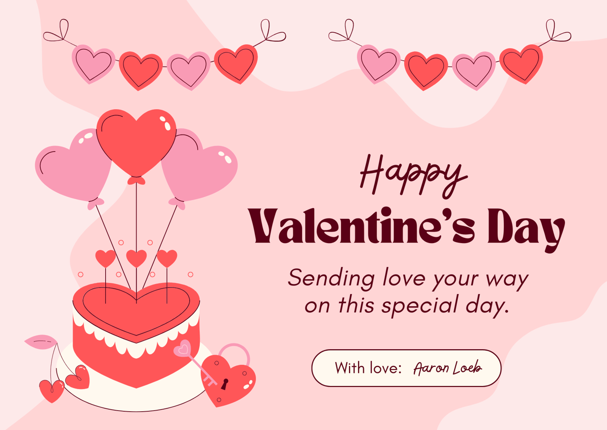 Kartu ucapan valentine 2026 untuk guru