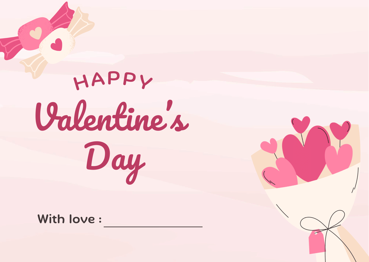 Kartu ucapan valentine 2026 untuk sahabat