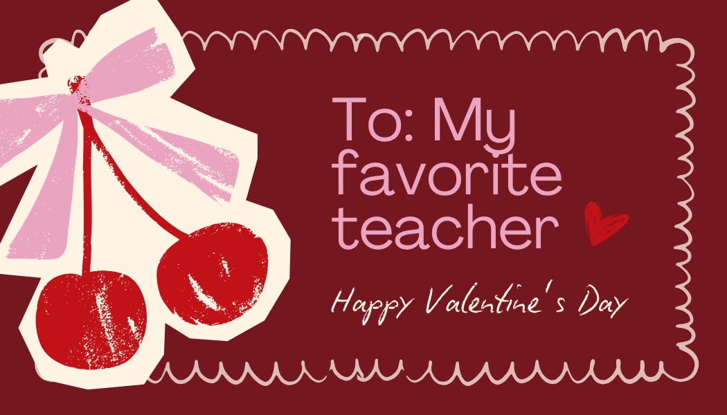 Kartu ucapan valentine 2026 untuk guru