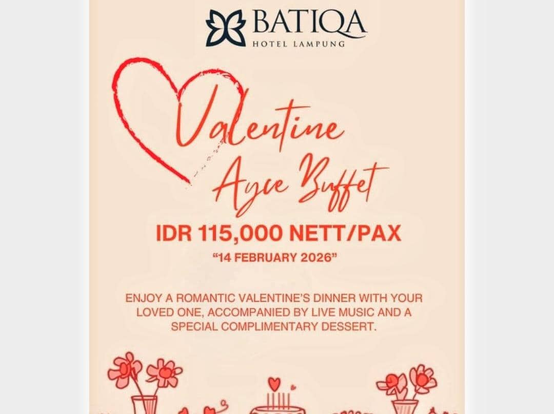 Valentine Ayce Buffet by Batiqa Hotel Lampung