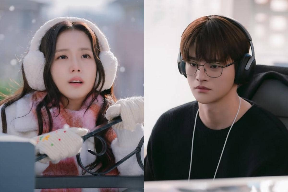 Jisoo dan Seo In Guk di still cut Boyfriend on Demand