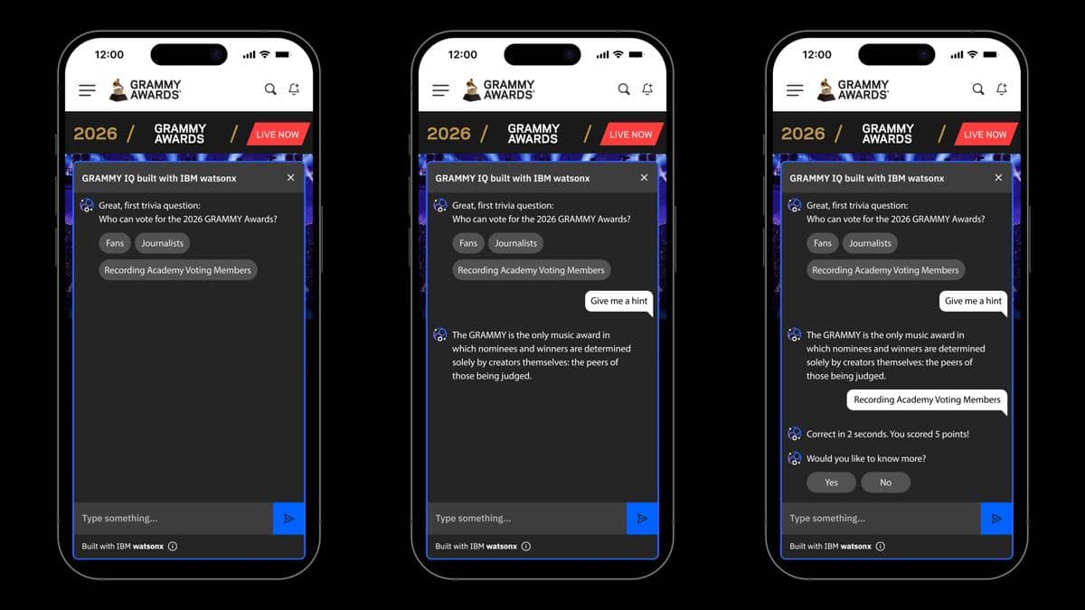 ilustrasi Grammy x Watsonx (dok. IBM)