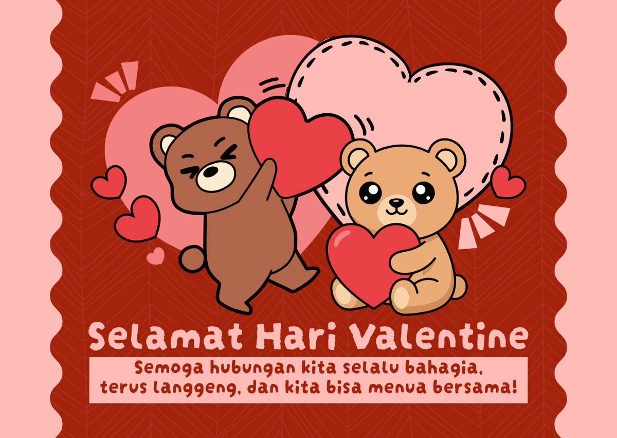 Kartu ucapan valentine 2026