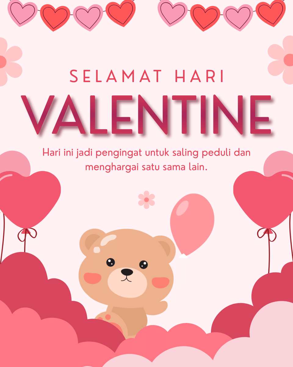 Kartu ucapan valentine 2026 untuk sahabat