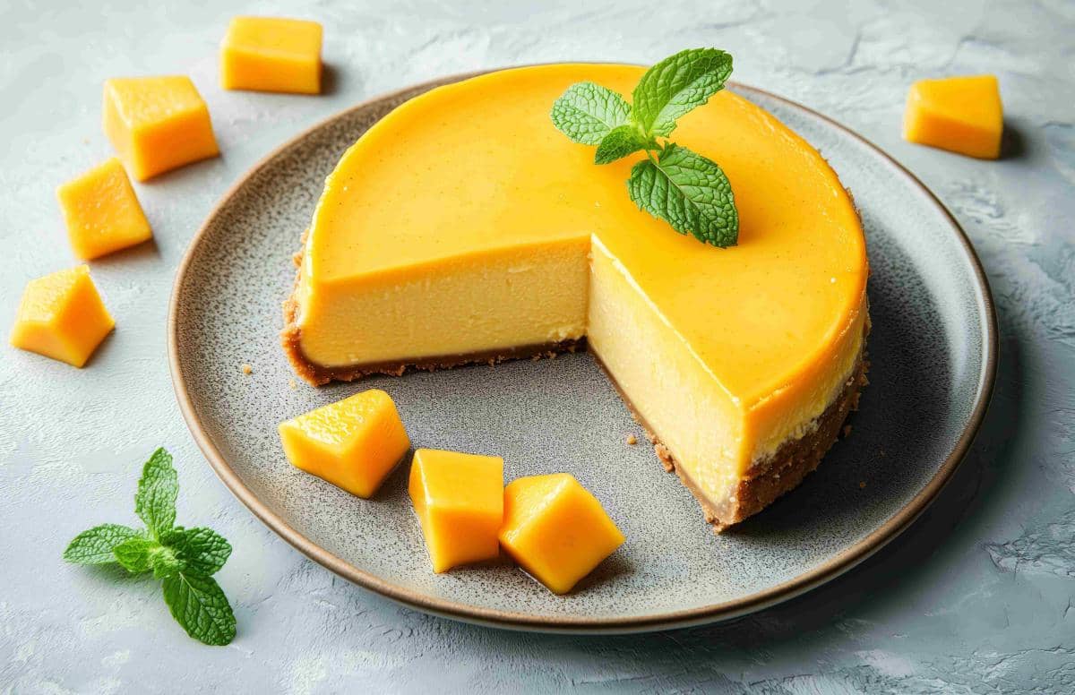 mango cheesecake