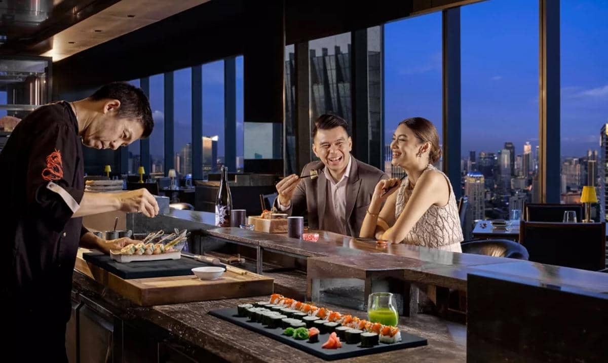 Fine dining The Langham